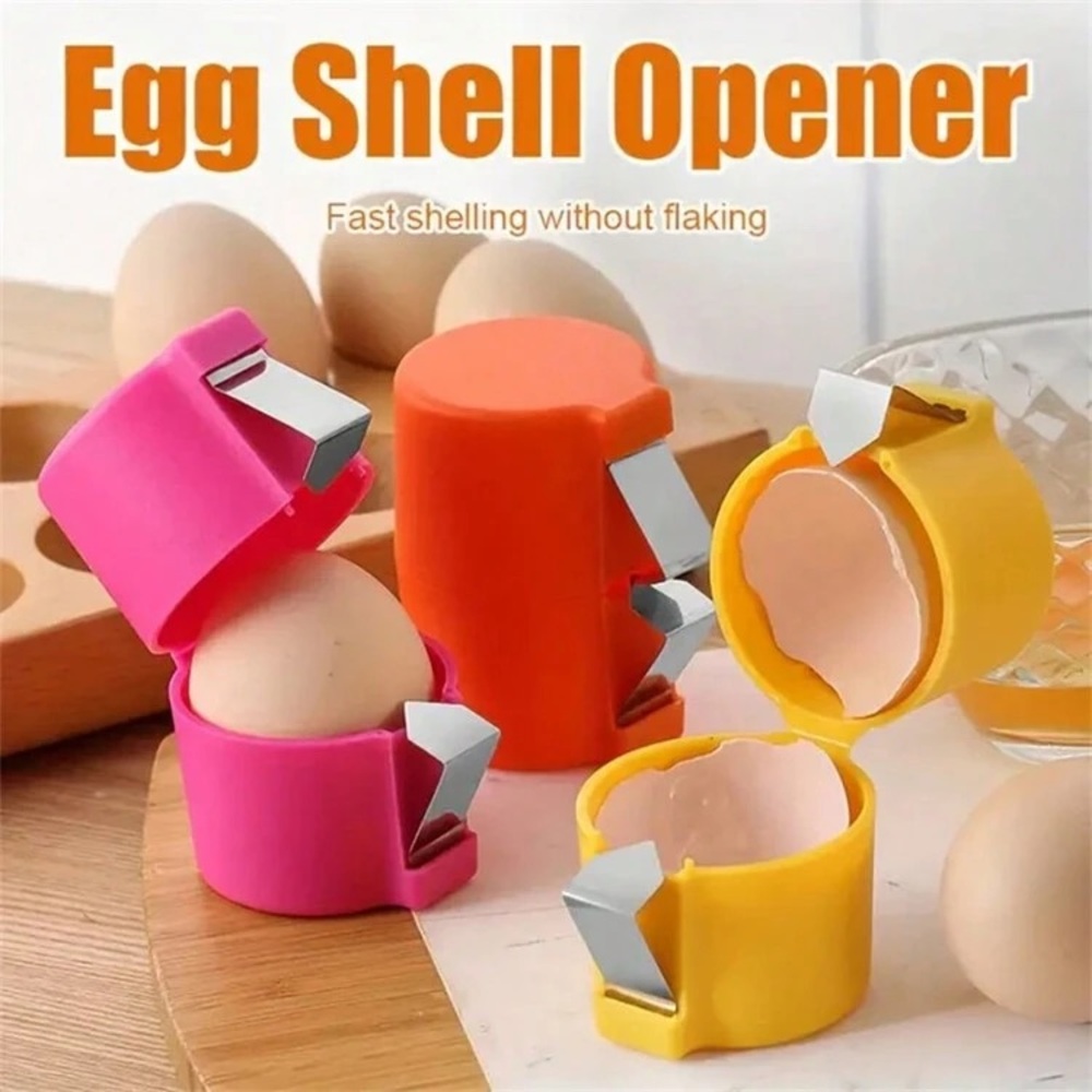 Egg Shell Opener, Egg Splitter - Pink, Orange, or Yellow